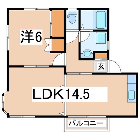 郡山駅 バス17分  北井入口下車：停歩2分 2階の物件間取画像